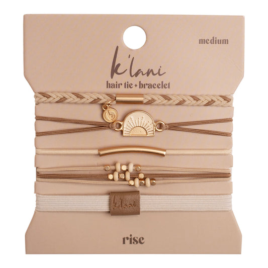 Klani Hair Tie and Bracelet/Rise