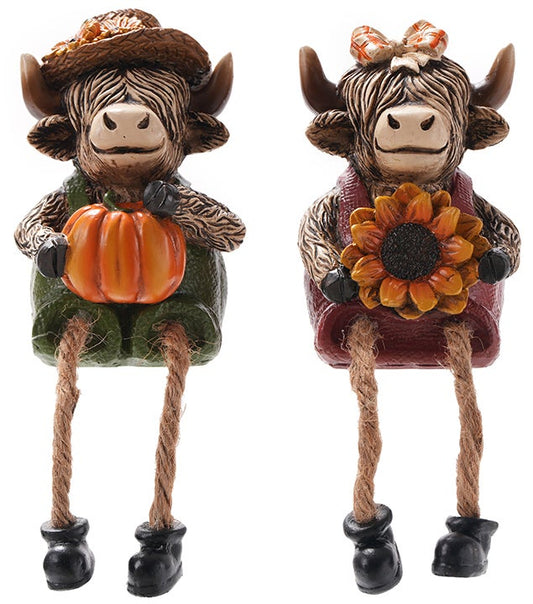 Fall Cow Sitter