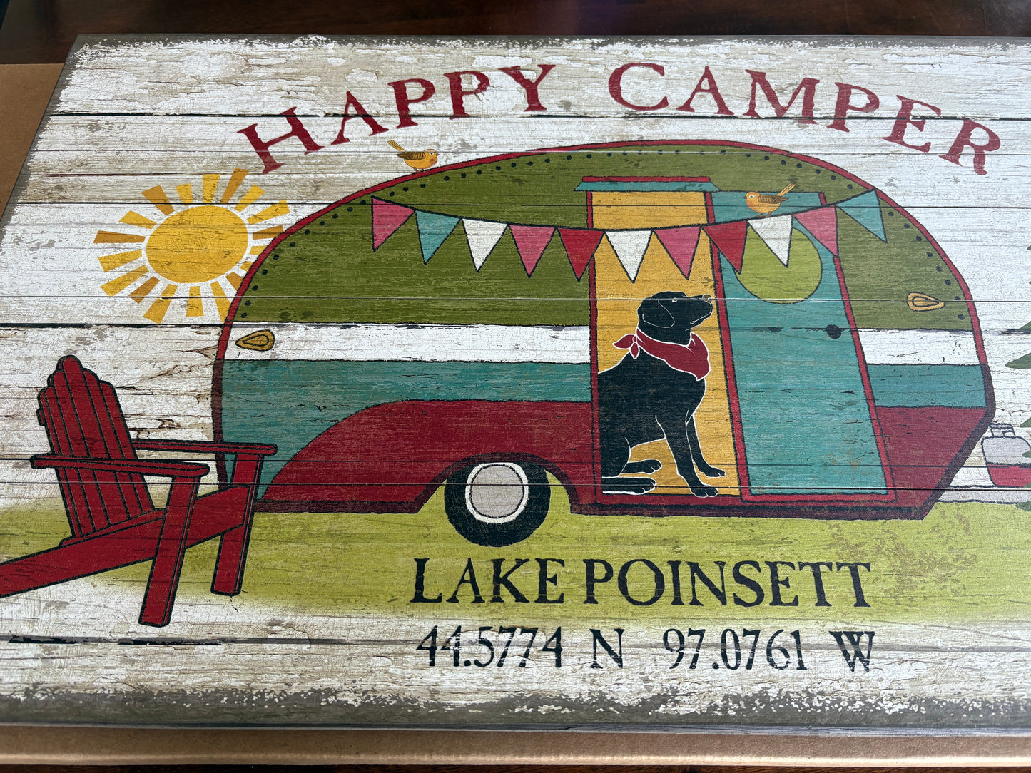 Custom Camper Sign/ Lake Poinsett