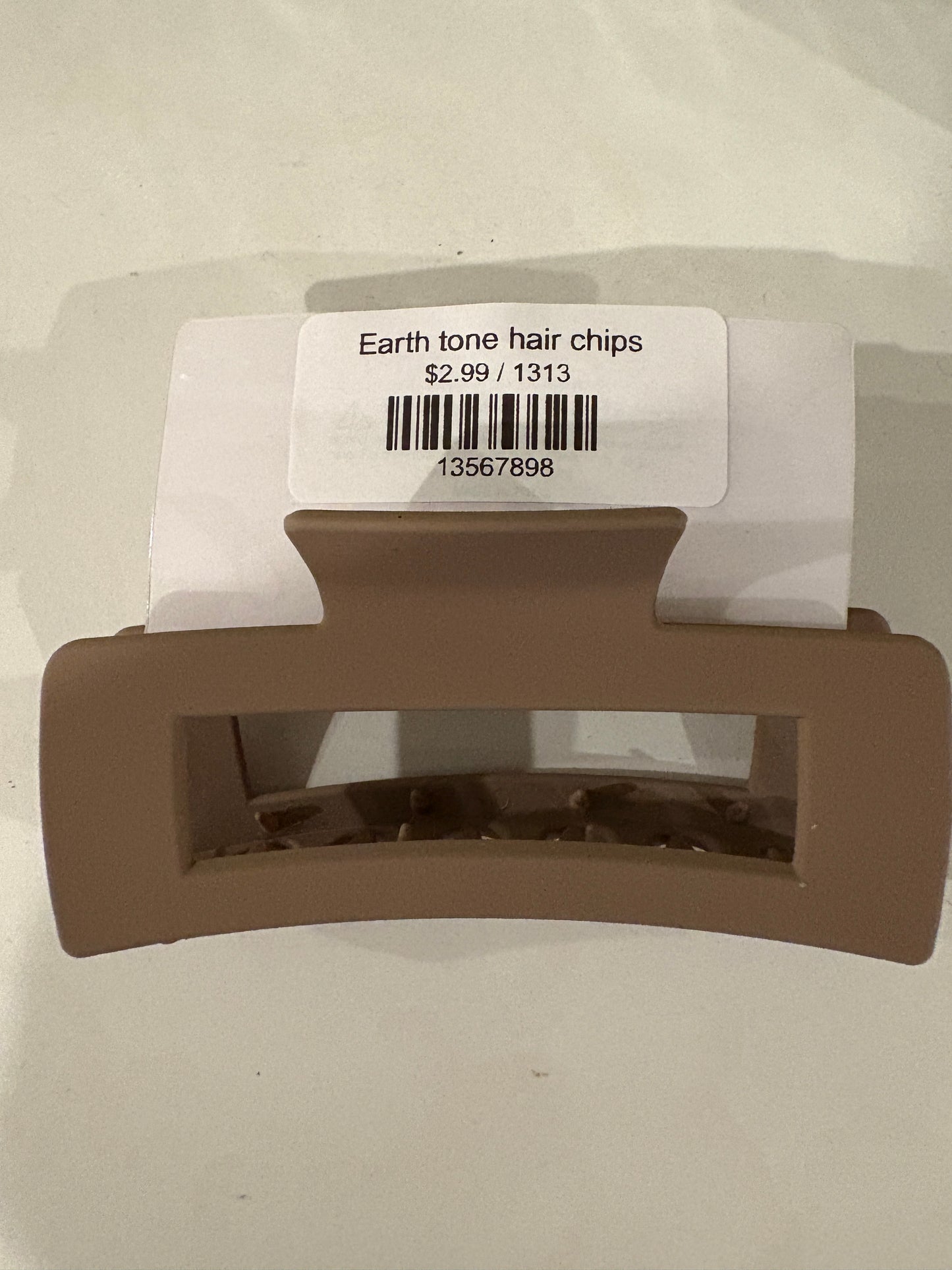 Earth tone hair chips