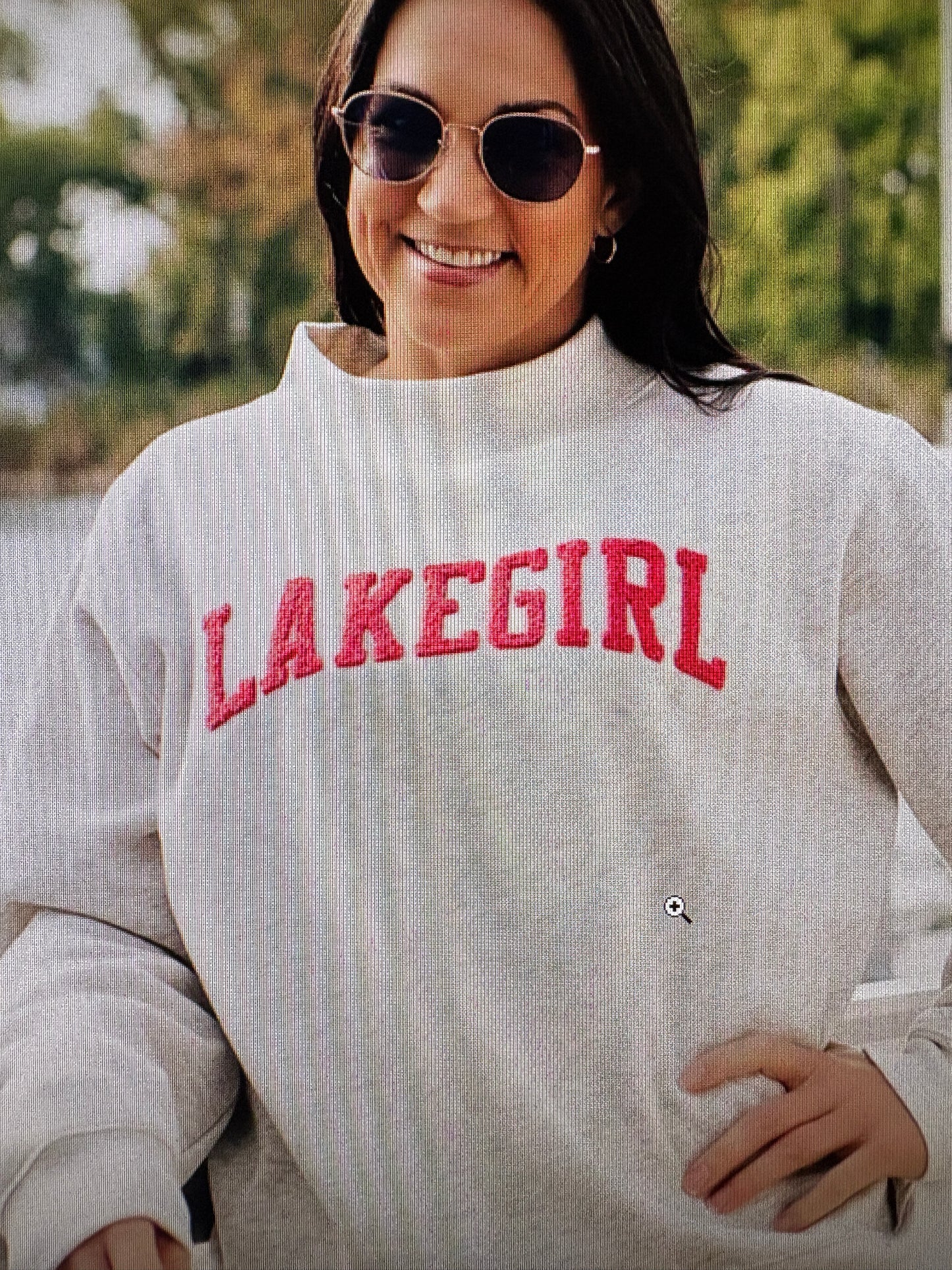 Lake Girl Mock Neck Crew