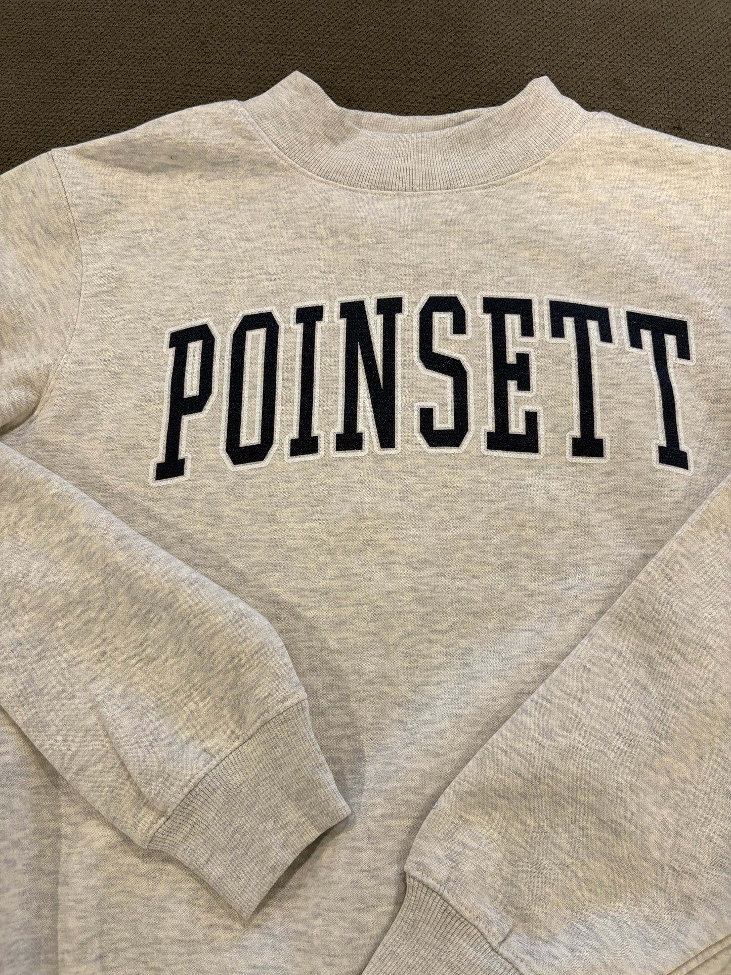 Women's Mock Neck sweatshirt/Poinsett
