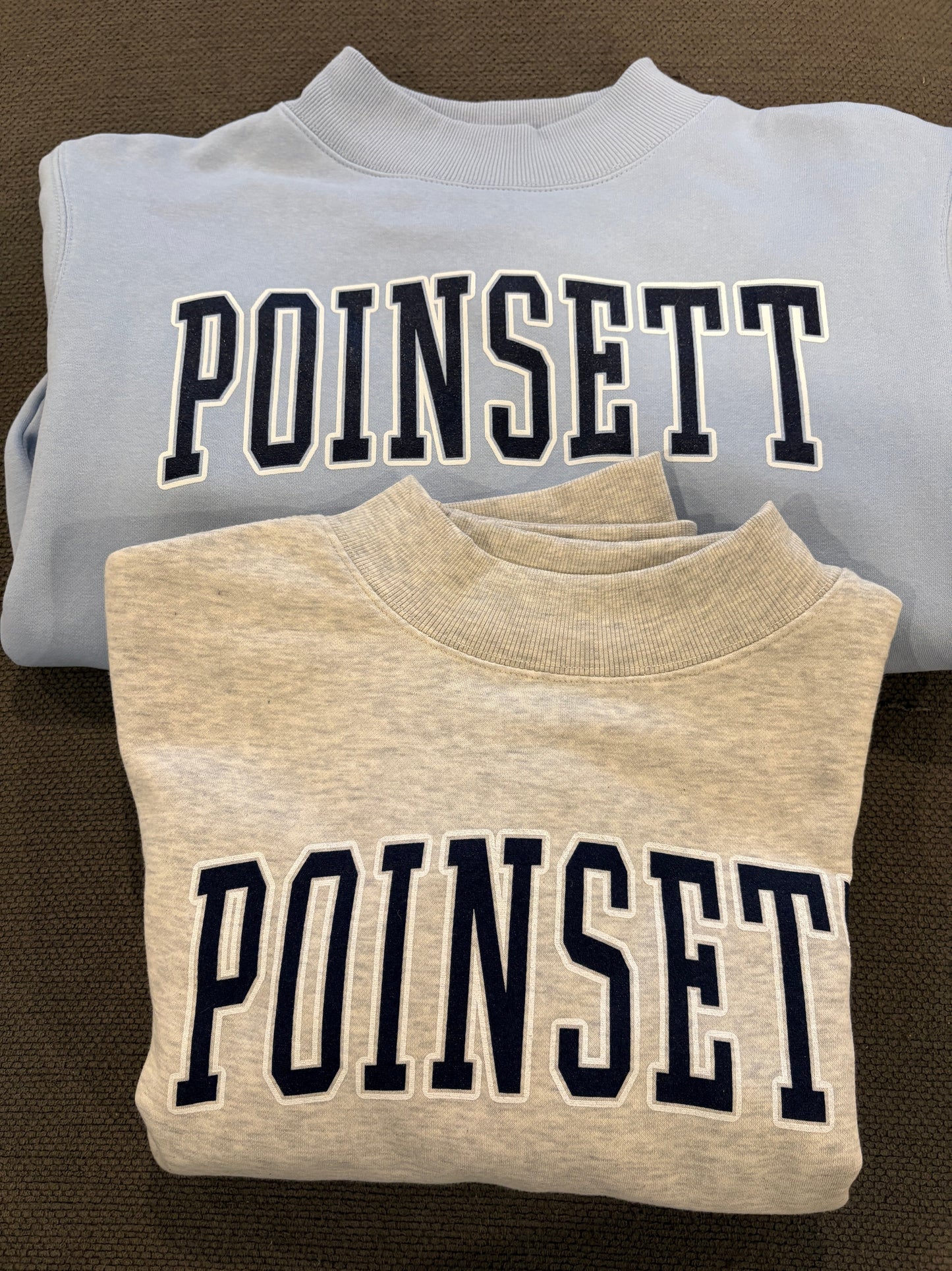 Women's Mock Neck sweatshirt/Poinsett
