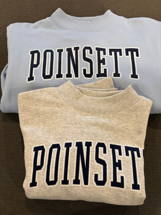 Women's Mock Neck sweatshirt/Poinsett