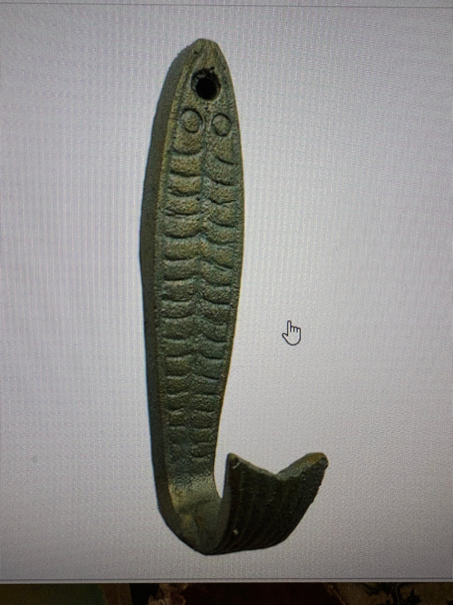 5 Inch Fish Hook Verdigras
