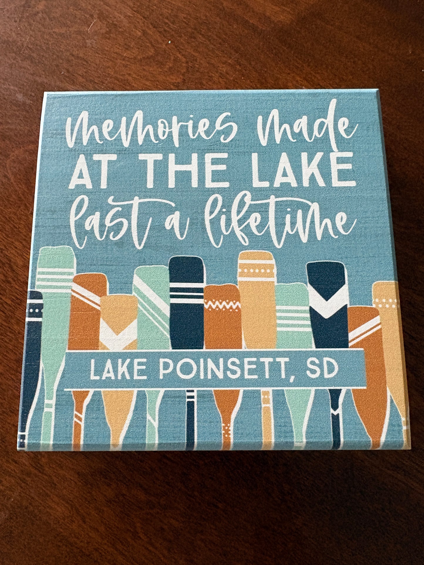 Custom Lake Shelf sign/Lake Poinsett