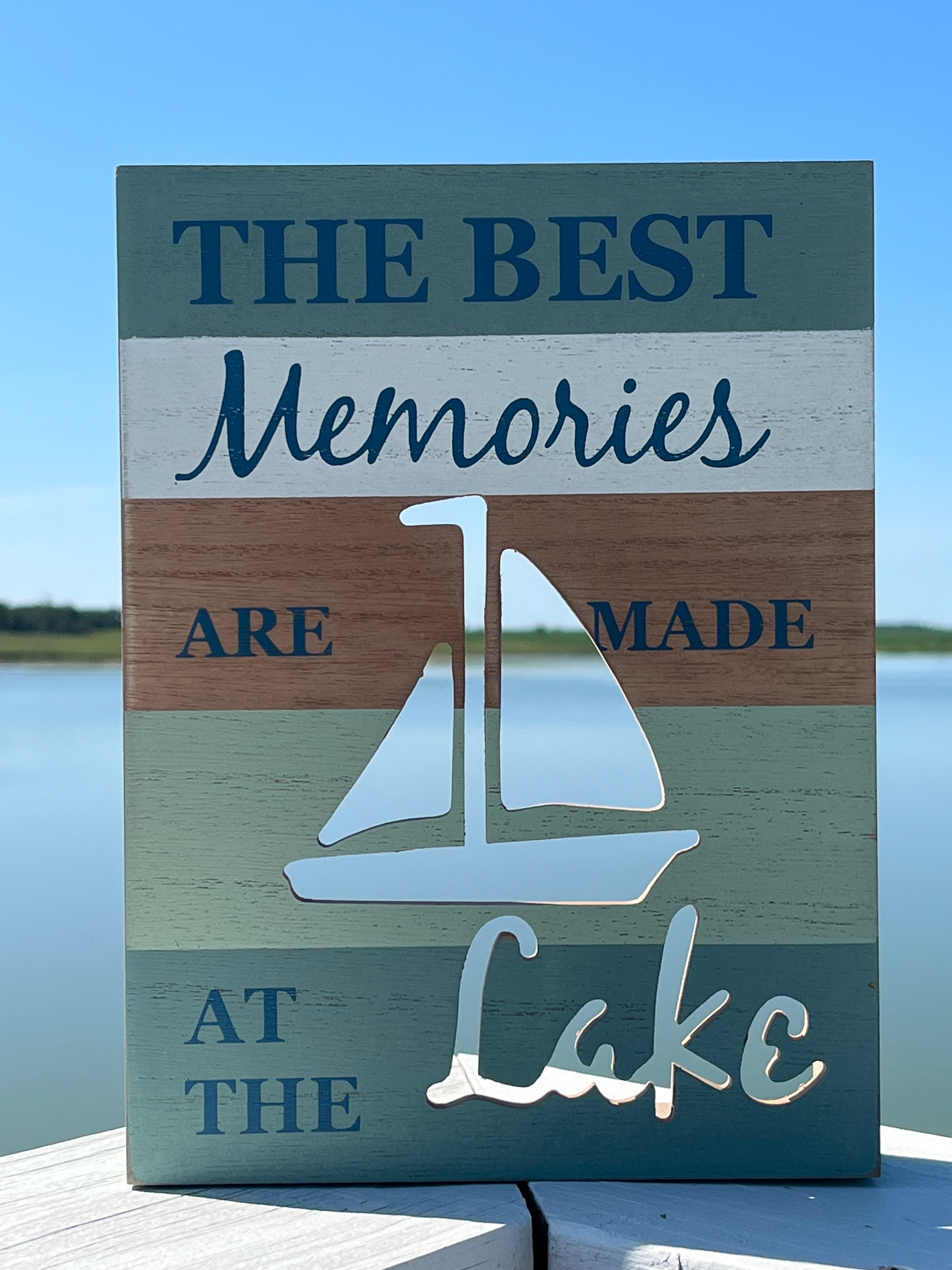Wood Lake Box Signs – The Oar Boutique
