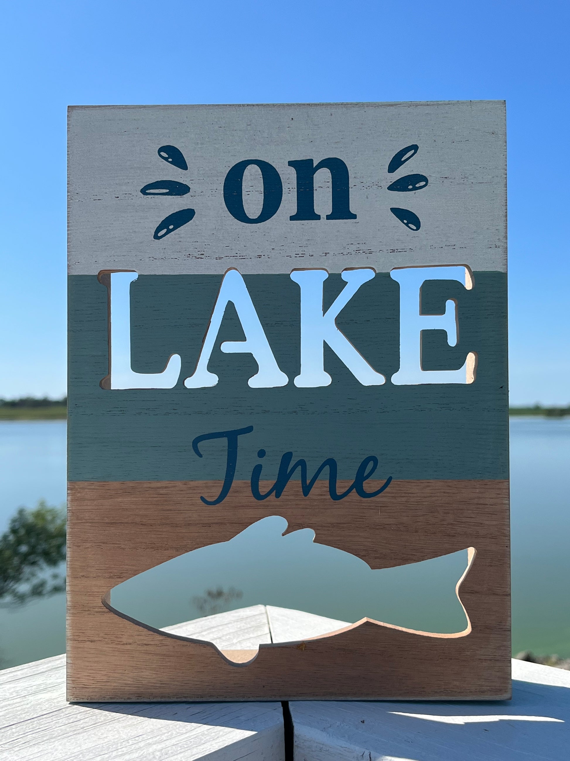 Wood Lake Box Signs – The Oar Boutique