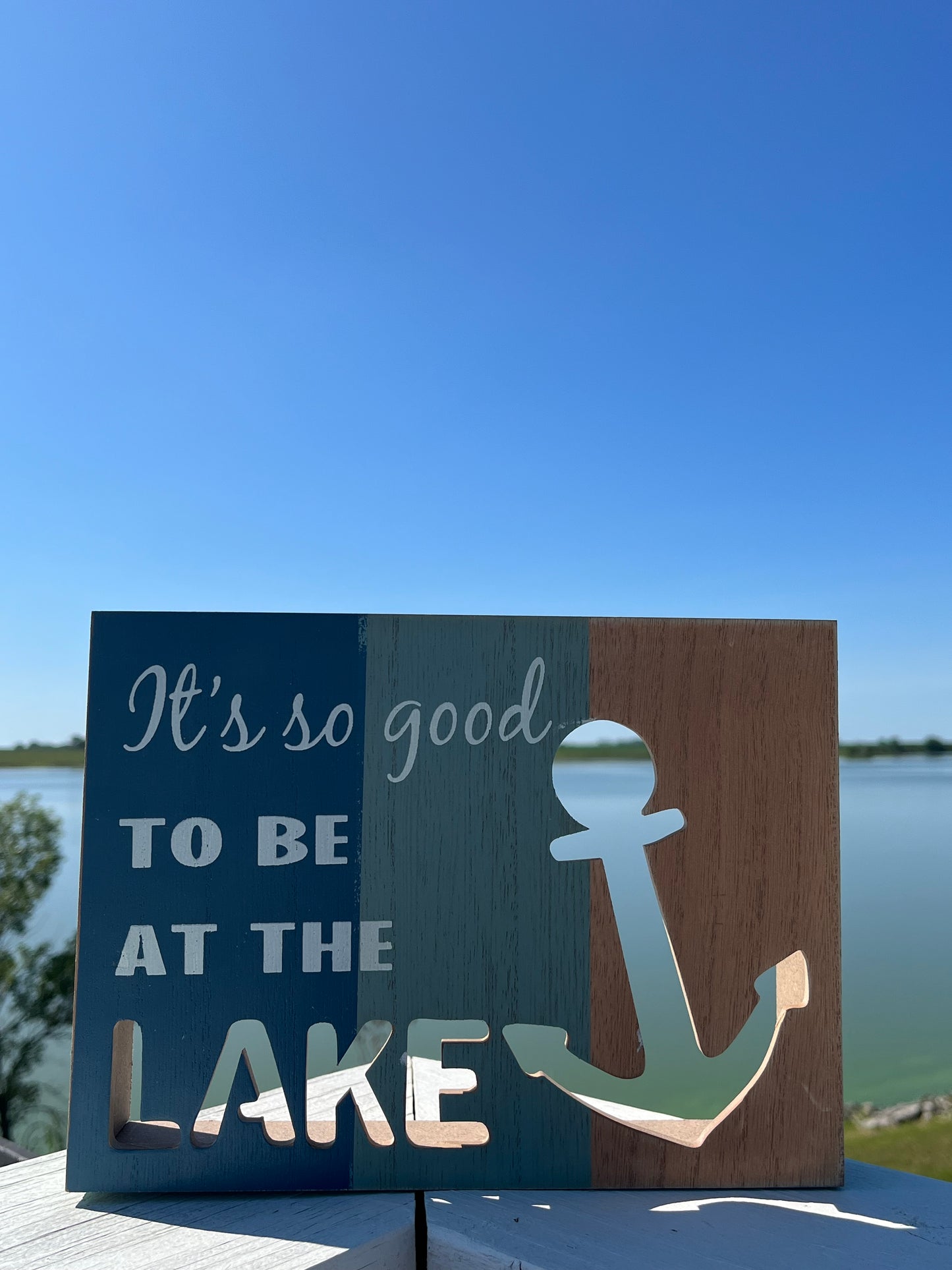 Wood Lake Box Signs