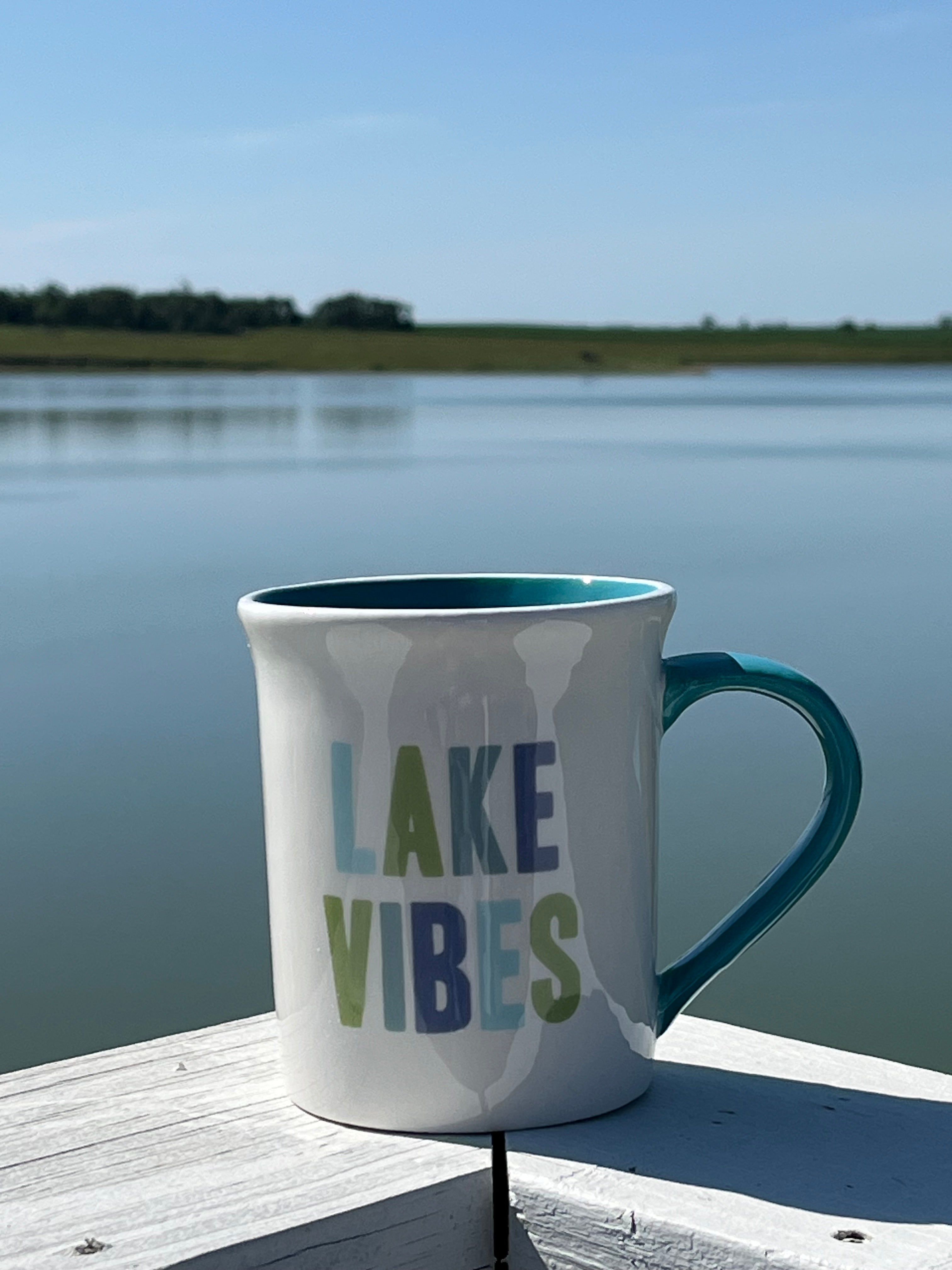 Lake Oar Embossed Coffee Mug