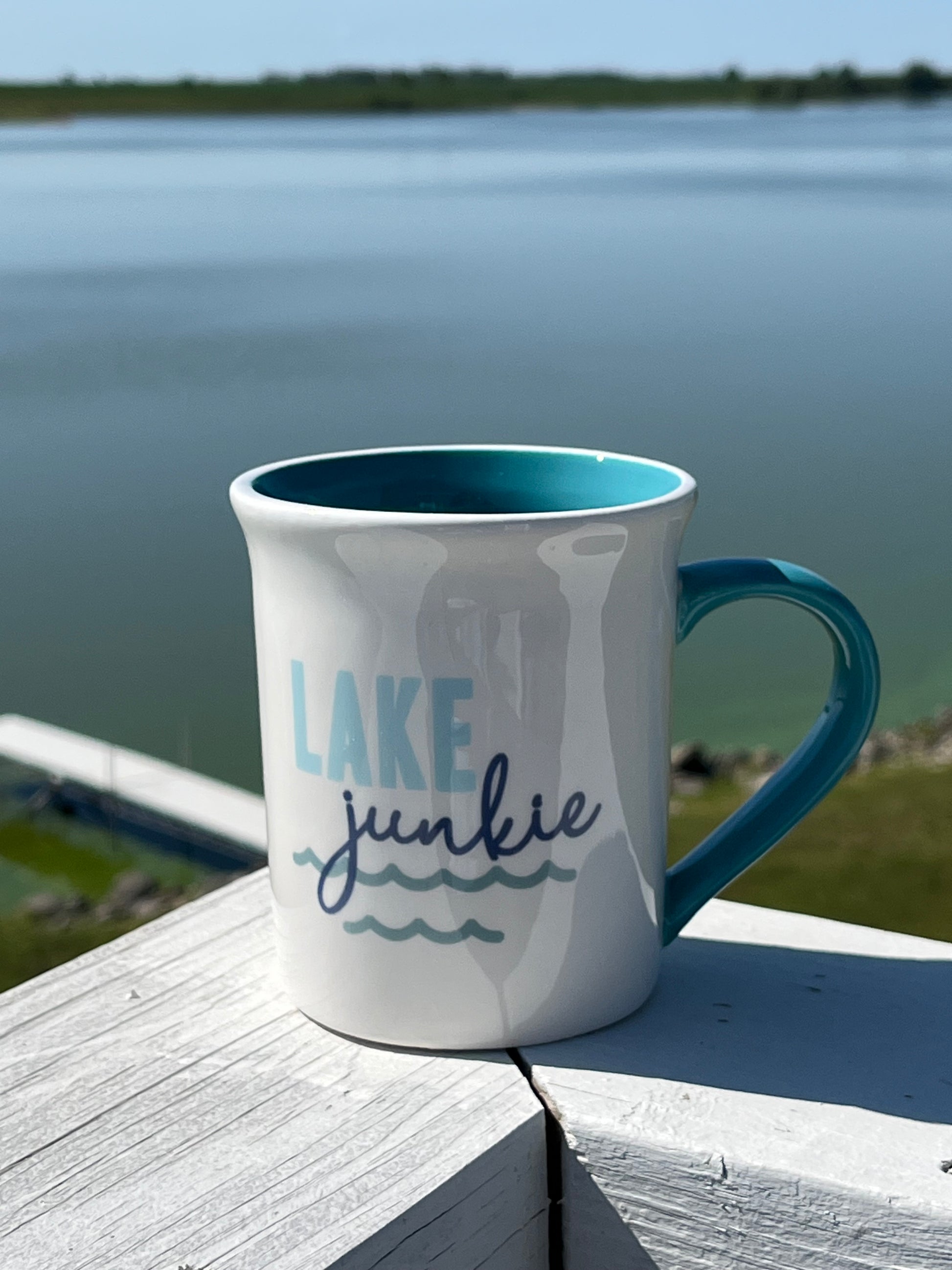 Lake Oar Embossed Coffee Mug