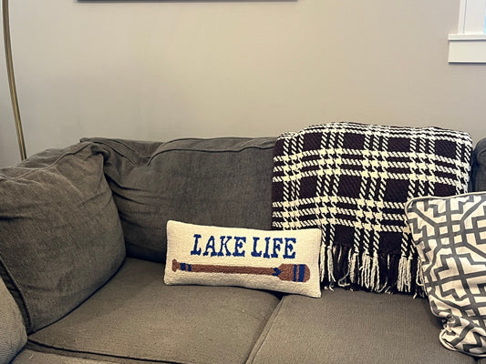 Lake Life Hook Pillow