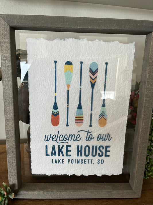 Welcome to Our Lake House- Customizable