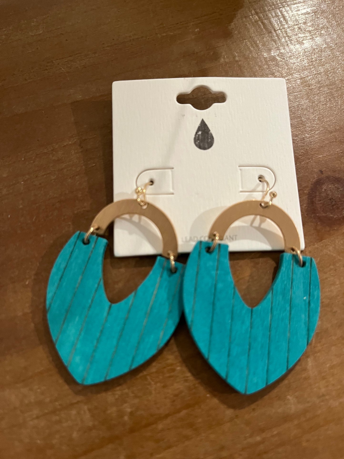 Oval Drop Earrings