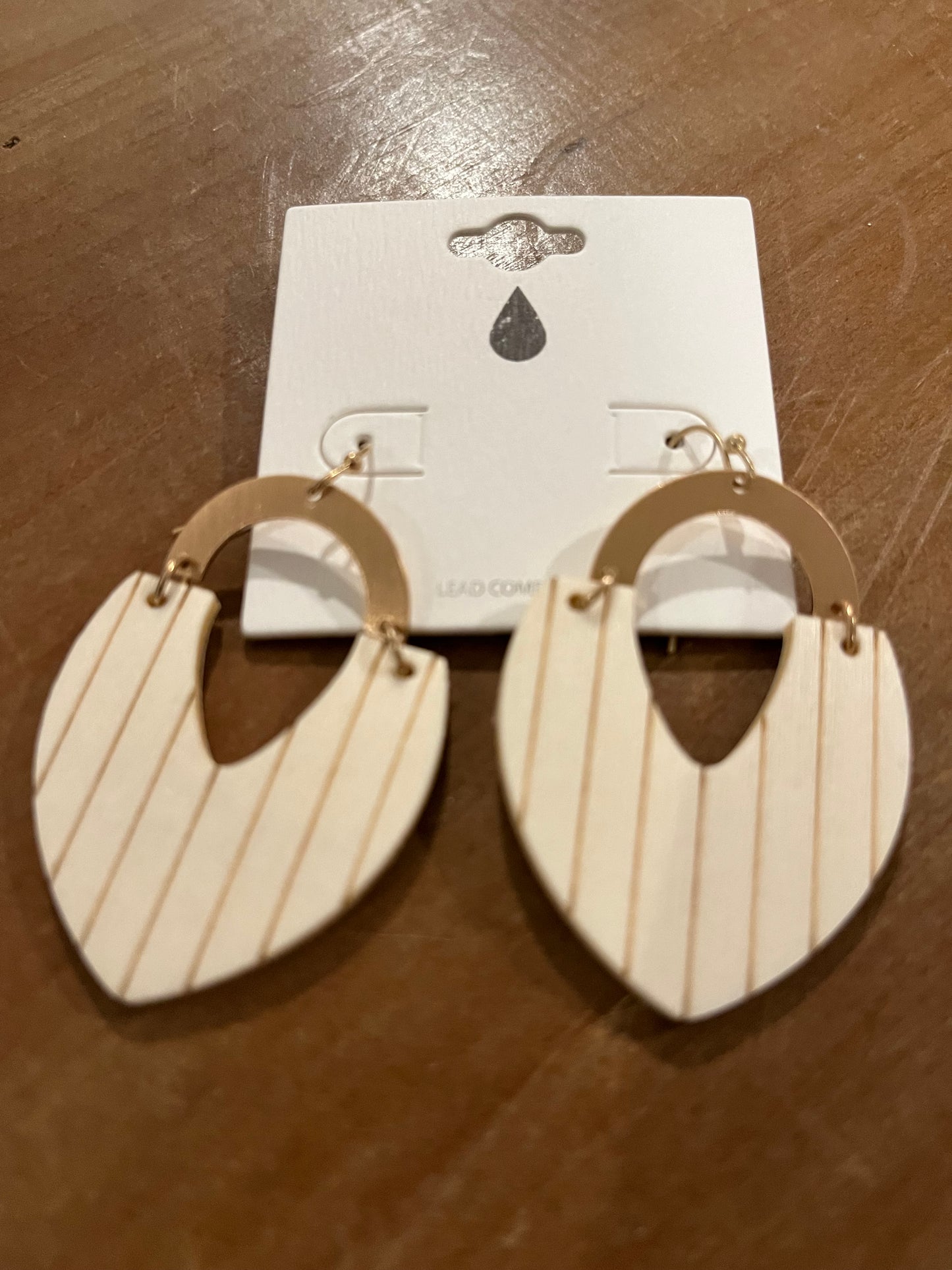 Oval Drop Earrings