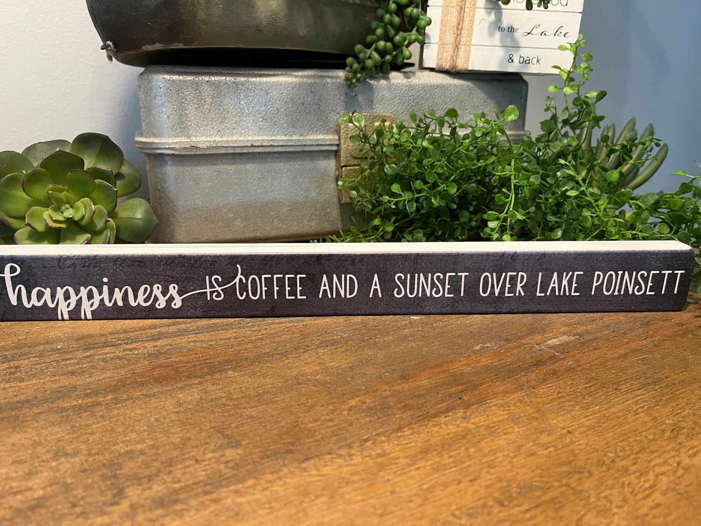 Happiness is coffee and Sunset /Custom