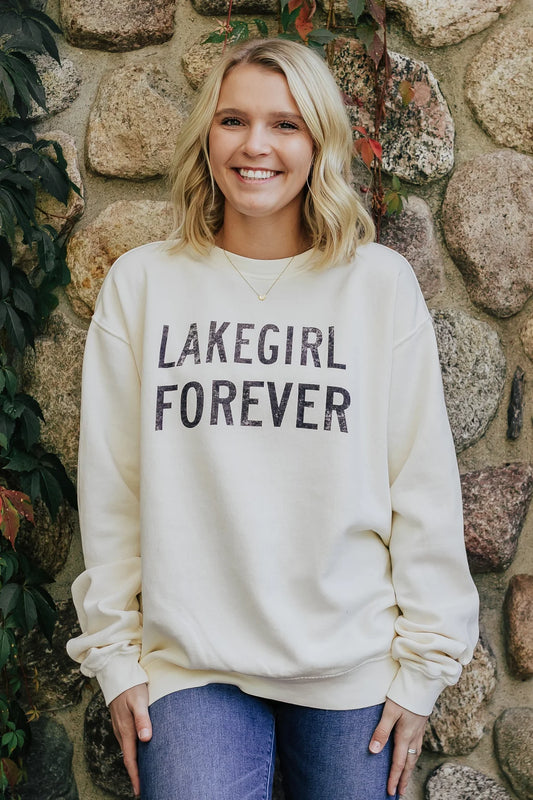 RINGSPUN LAZY DAZE FLEECE CREW/ Ivory