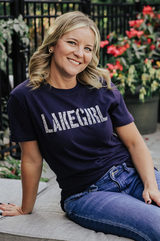Navy Simply Lakegirl Tee