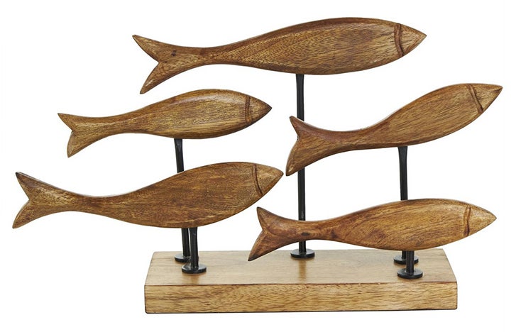 Mango Wood Fish Sculpture