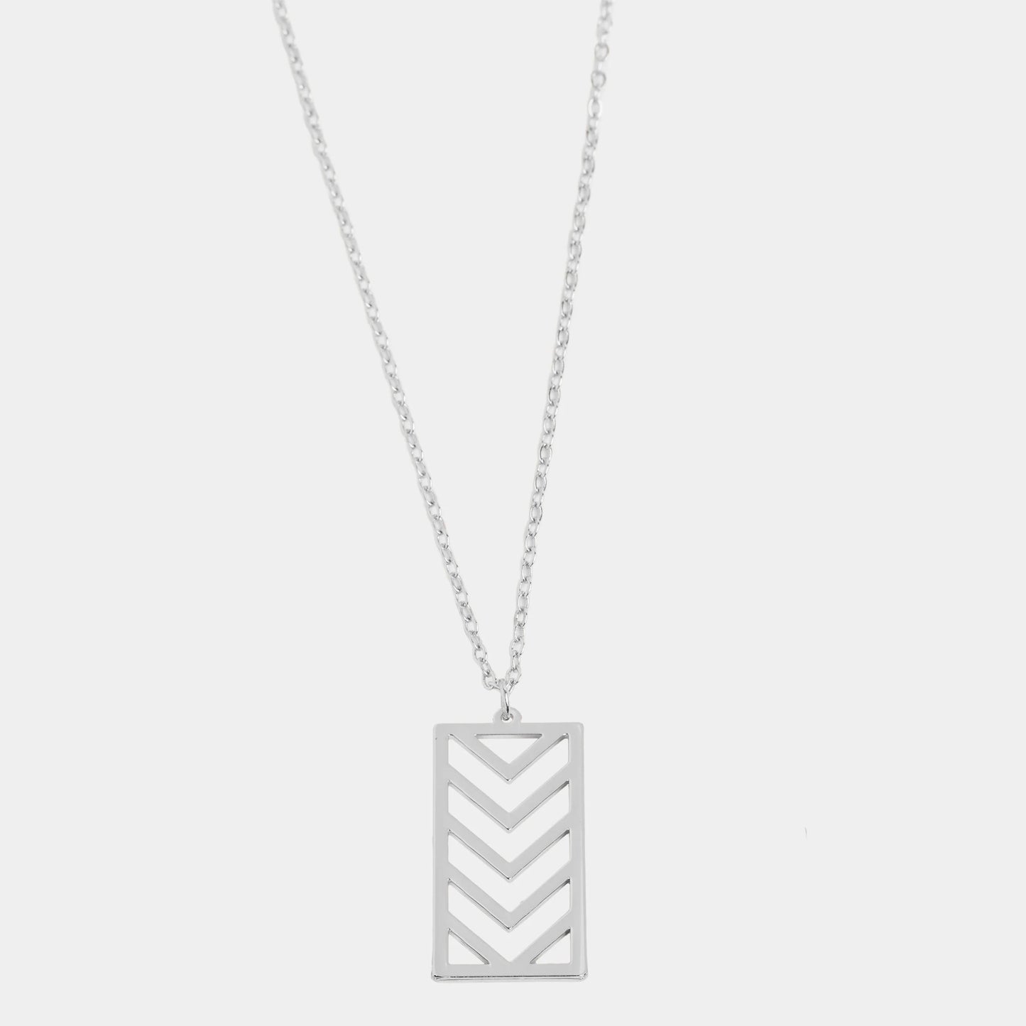 Chevron Drop Necklace