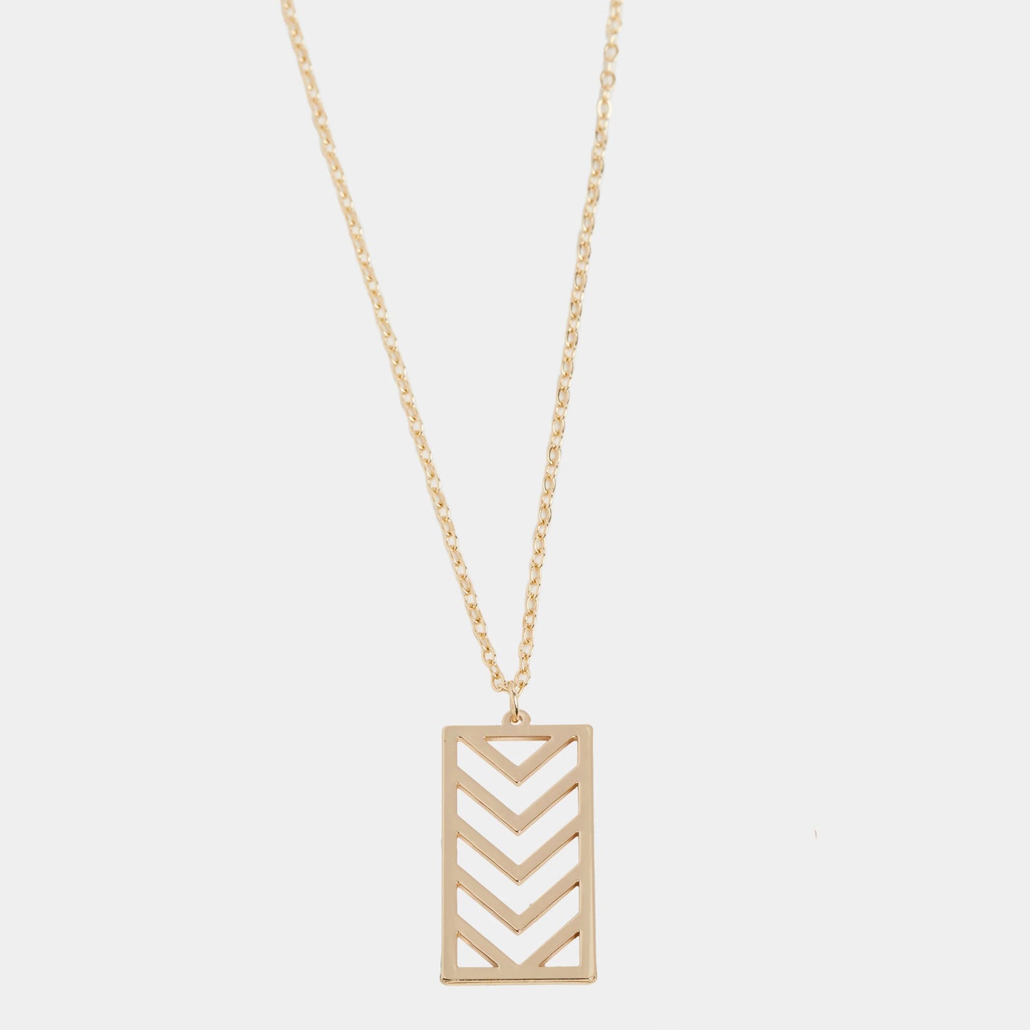 Chevron Drop Necklace