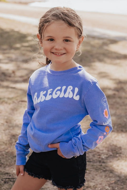Lake Girl Youth Long Sleeve Tee