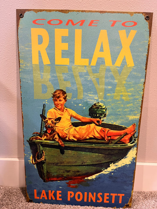 Come to Relax/Lake Poinsett /Metal Art