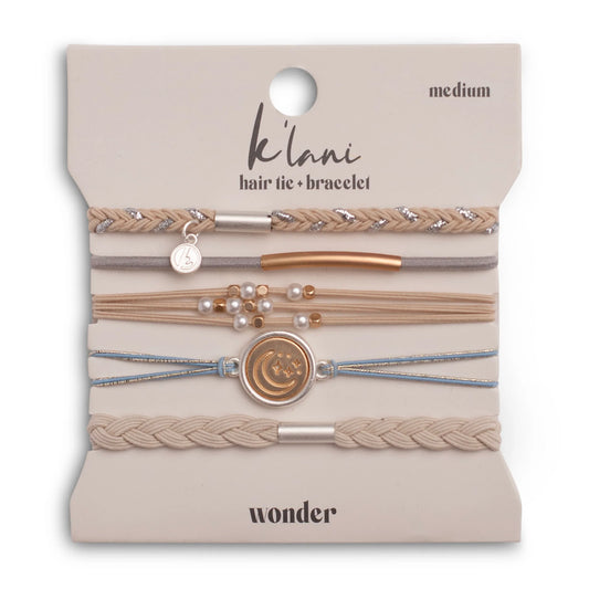Klani Hair Tie and Bracelet/ Wonder