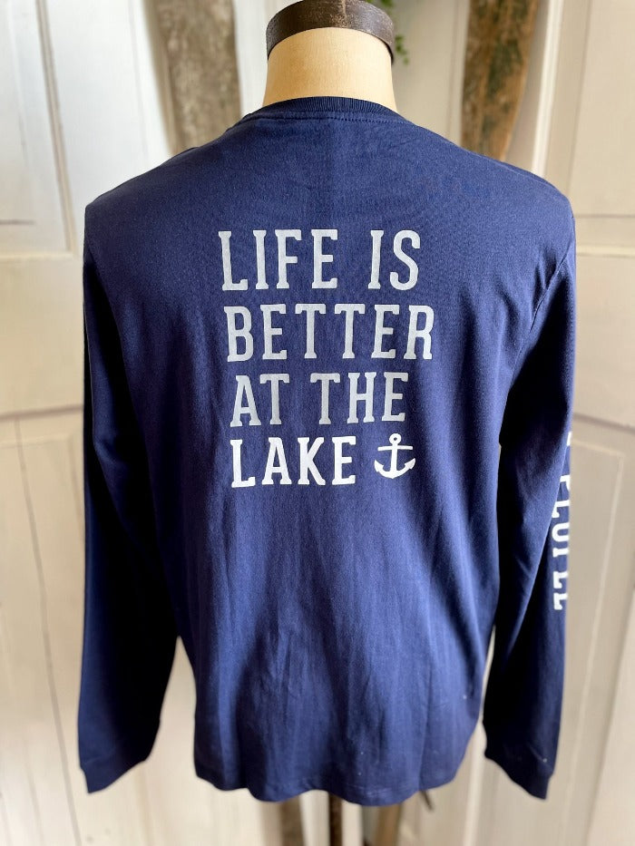 Back of Shirt Life is Better at the Lake