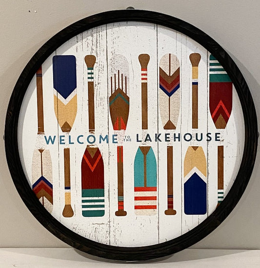 Welcome to the Lakehouse Wall Décor