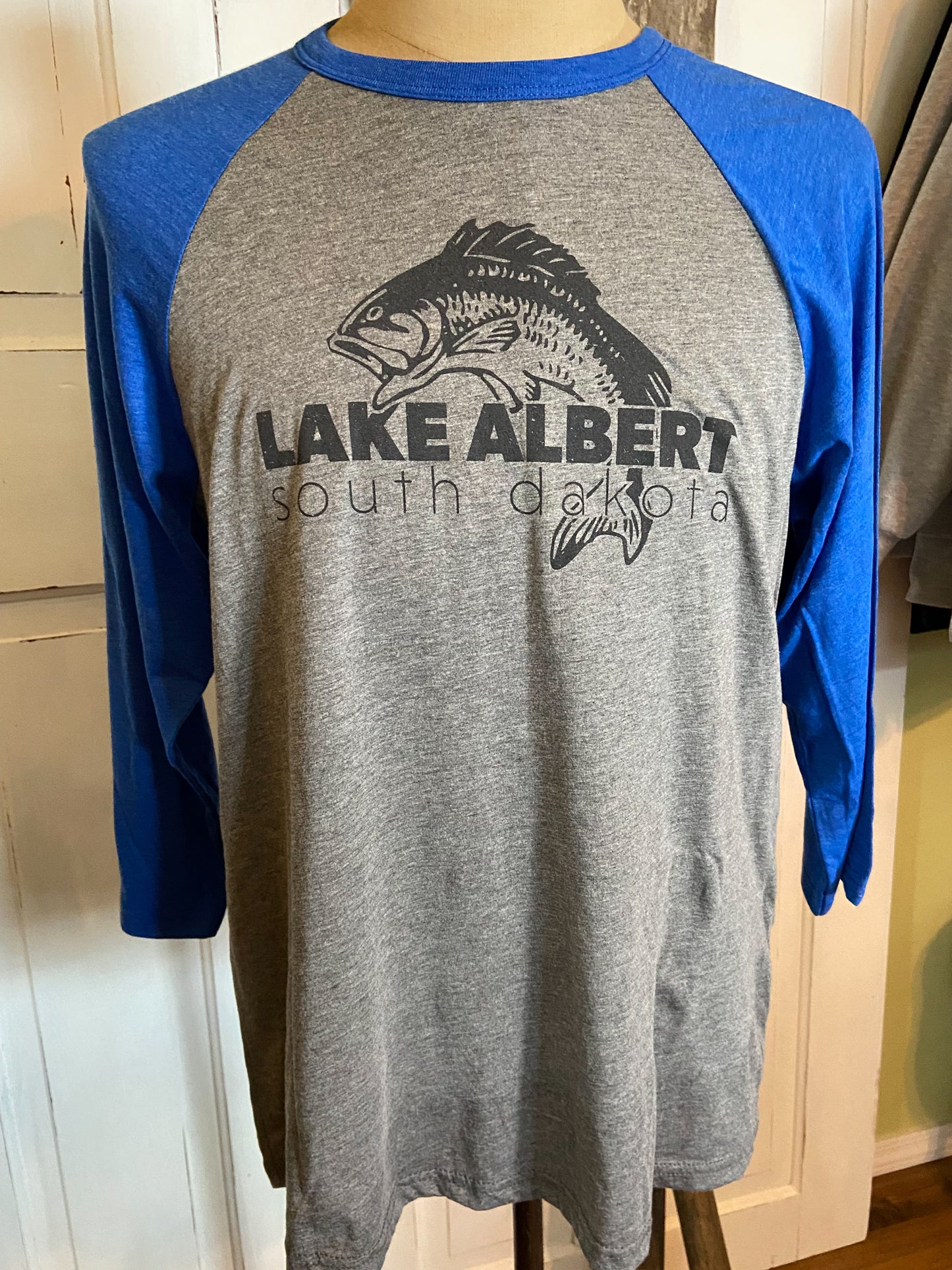 Lake Albert 3/4 Sleeve Baseball Tee - Unisex