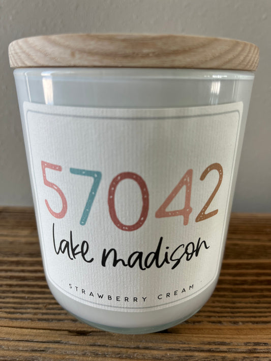 Lake Madison-57042- Zip Code Candle