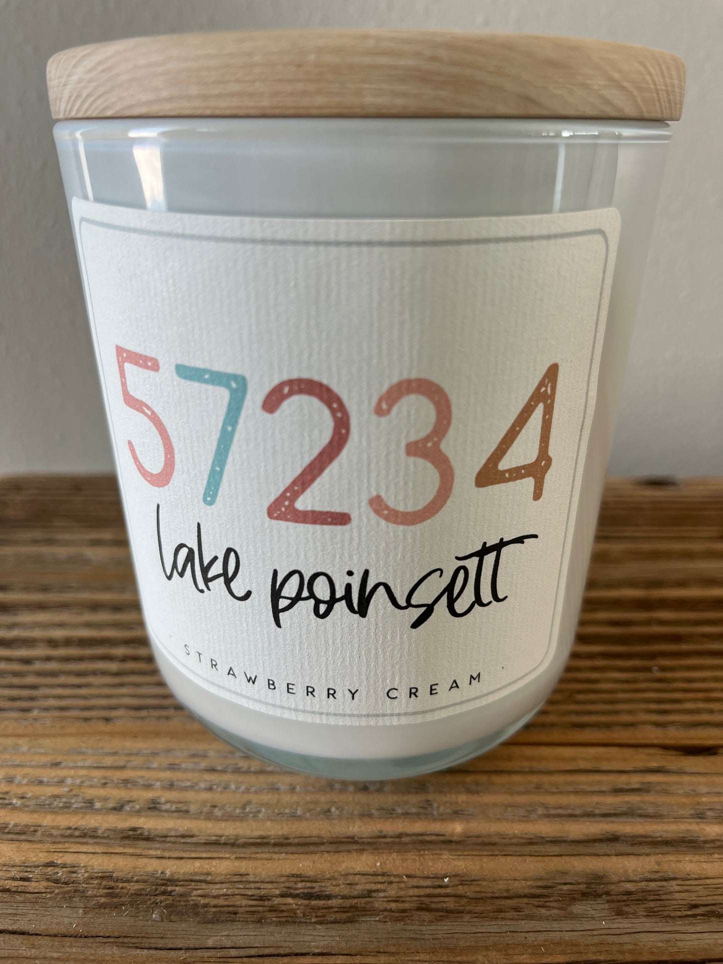 Lake Poinsett -57234 - Zip Code Candle