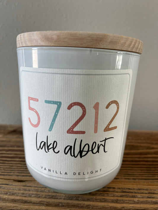 Lake Albert-57212 - Zip Code Candle
