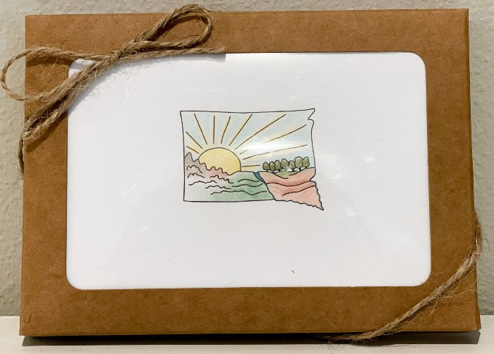 South Dakota Landscape Greeting Card Box Set (6 Cards)