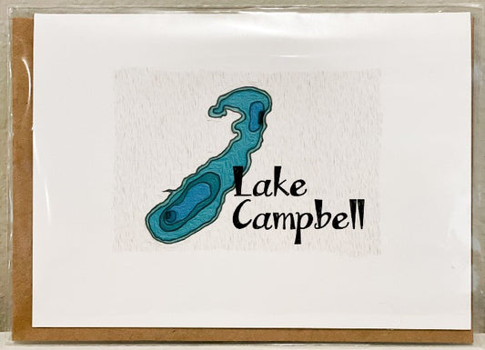 Lake Campbell Greeting Card